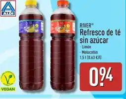 ALDI RIVER Refresco de té sin azúcar oferta