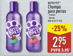 ALDI NUTRI PET Champú para perros oferta