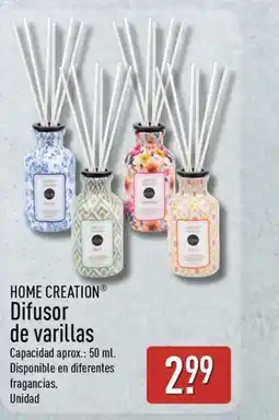 ALDI HOME CREATION Difusor de varillas oferta