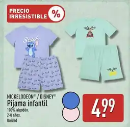 ALDI NICKELODEON / DISNEY Pijama infantil oferta