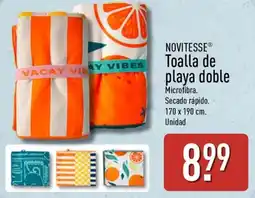 ALDI NOVITESSE Toalla de playa doble oferta