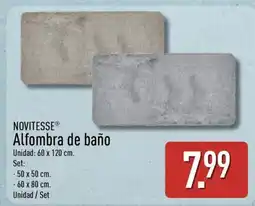 ALDI NOVITESSE Alfombra de baño oferta