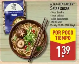 ALDI ASIA GREEN GARDEN Setas secas oferta