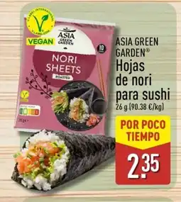 ALDI ASIA GREEN GARDEN Hojas de nori para sushi oferta