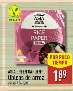 ALDI ASIA GREEN GARDEN Obleas de arroz oferta
