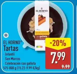 ALDI EL HORNO Tartas oferta