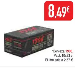 mYm supermercados 1906 Cerveza oferta