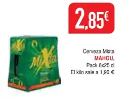 mYm supermercados MAHOU Cerveza Mixta oferta