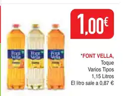 mYm supermercados FONT VELLA, Toque Varios Tipos oferta
