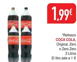 mYm supermercados COCA COLA Refresco Original, Zero oferta