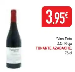 mYm supermercados TUNANTE AZABACHE Vino Tinto D.O. Rioja oferta