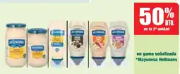 mYm supermercados HELLMANN'S en gama señalizada mayonesa oferta