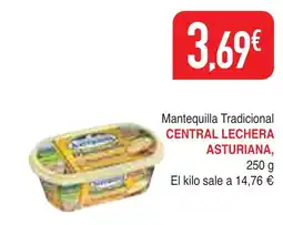 mYm supermercados CENTRAL LECHERA ASTURIANA Mantequilla Tradicional oferta