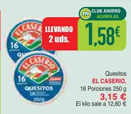 mYm supermercados El CASERIO Quesitos oferta