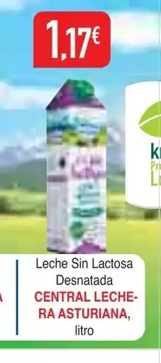 mYm supermercados CENTRAL LECHE- RA ASTURIANA Leche Sin Lactosa Desnatada oferta