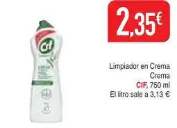 mYm supermercados CIF Limpiador en Crema oferta