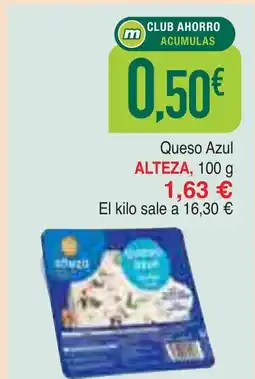 mYm supermercados ALTEZA Queso Azul oferta