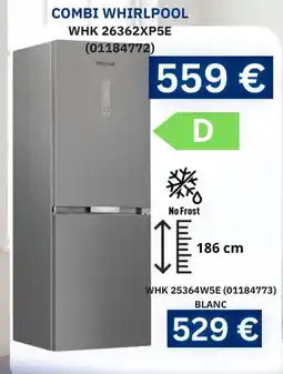 Master Cadena WHIRLPOOL Combi WHK 26362XP5E oferta
