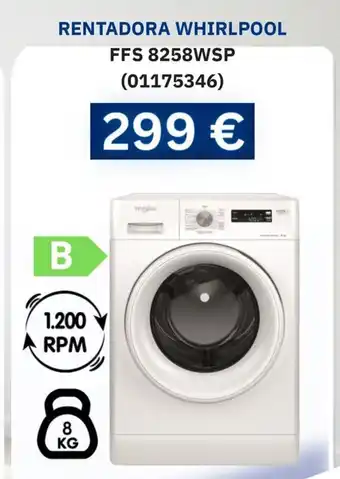 WHIRLPOOL Rentadora FFS 8258WSP
