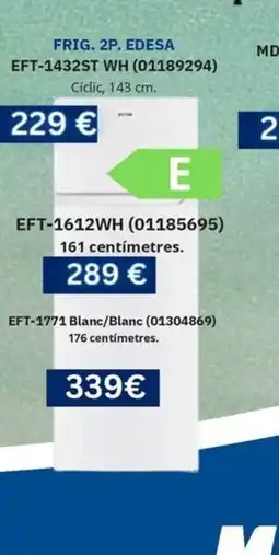 Master Cadena EDESA Frig. 2p. EFT-1432ST WH oferta