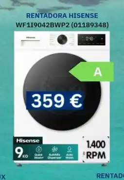 Master Cadena HISENSE Rentadora WF119042BWP2 oferta