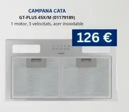 Master Cadena CATA Campana GT-PLUS 45X/M oferta