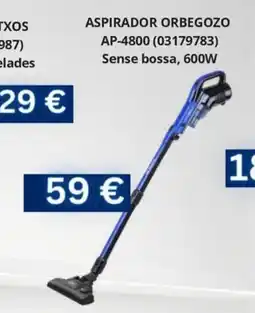 Master Cadena ORBEGOZO Aspirador oferta