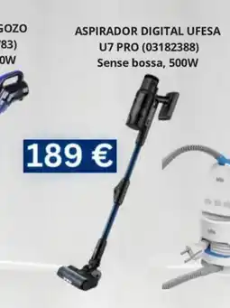 Master Cadena UFESA Aspirador digital U7 Pro oferta