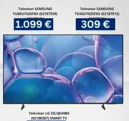 Master Cadena SAMSUNG Televisor TU85U7025FKX oferta