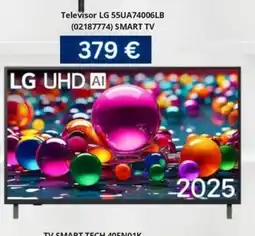 Master Cadena LG Televisor 55UA74006LB oferta