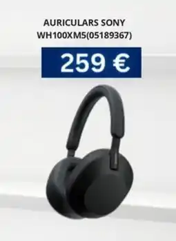 Master Cadena SONY Auriculars WH100XM5 oferta