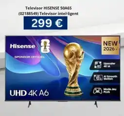Master Cadena HISENSE Televisor 50A6S oferta