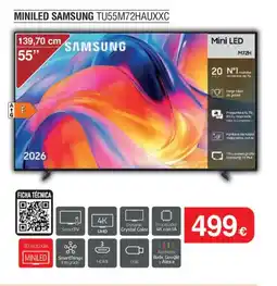 Milar Samsung Miniled tu55m72hauxxc oferta