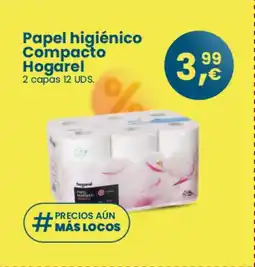 Clarel Papel higiénico Compacto Hogarel oferta