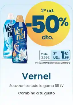 Clarel VERNEL Suavizantes toda la gama 55 LV oferta