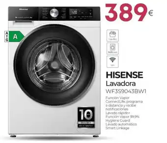 HISENSE Lavadora WF3S9043BW1