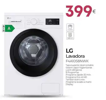 LG Lavadora F4A10S8NWK