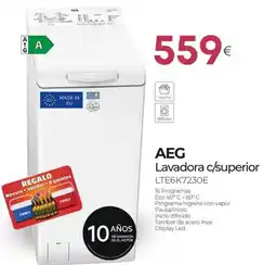 Tien 21 AEG Lavadora c/superior LTE6K7230E oferta