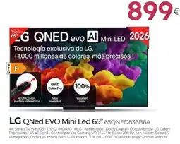 Tien 21 LG QNed EVO Mini Led 65" 65QNED836B6A oferta
