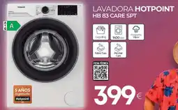 Tien 21 HOTPOINT Lavadora hb 83 care spt oferta