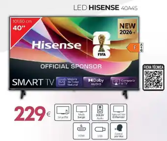 HISENSE Led 40a4s