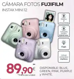 Tien 21 FUJIFILM Cámara fotos instax mini 12 oferta
