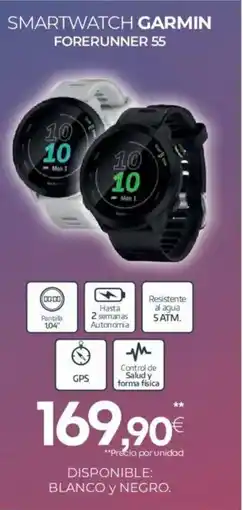 Tien 21 GARMIN Smartwatch forerunner 55 oferta