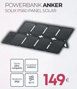 Tien 21 ANKER Powerbank solix ps60 panel solar oferta