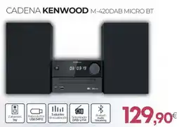 Tien 21 KENWOOD Cadena m-420dab micro bt oferta
