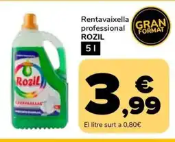 Supeco ROZIL Rentavaixella professional oferta