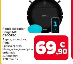 Supeco CECOTEC Robot aspirador Conga M10 oferta