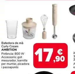 Supeco AMBITION Batedora de mà Curly Cream oferta