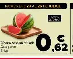 Supeco Síndria sencera ratllada oferta