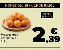Supeco Préssec groc oferta